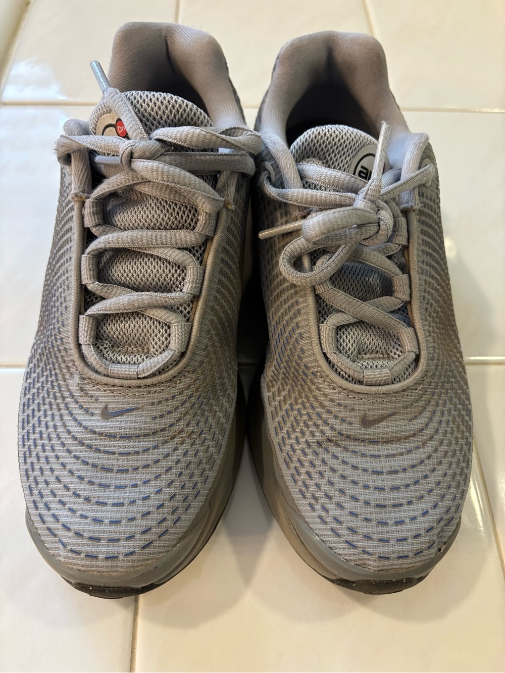 Nike Kids Athletic Sneakers - Light Gray